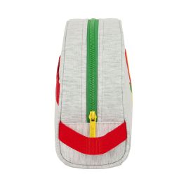 Neceser Escolar Benetton Pop Gris (28 x 18 x 10 cm)