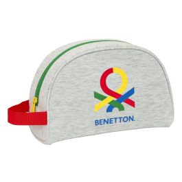 Neceser Escolar Benetton Pop Gris (28 x 18 x 10 cm) Precio: 12.94999959. SKU: S4308041