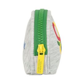 Monedero Benetton Pop Gris (9.5 x 7 x 3 cm)