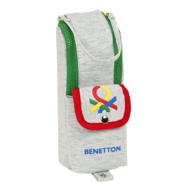 Estuche Escolar Benetton Pop Gris (6 x 21 x 6 cm) Precio: 10.95000027. SKU: S4308063