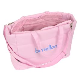 Maletín para Portátil Benetton Pink Rosa claro (54 x 31 x 17 cm)