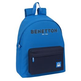 Mochila Escolar Benetton Deep water Azul (33 x 42 x 15 cm) Precio: 17.95000031. SKU: S4308236