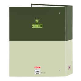 Carpeta de anillas Munich Bright khaki Verde A4 27 x 33 x 6 cm
