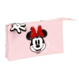 Portatodo Triple Minnie Mouse Me time Rosa (22 x 12 x 3 cm) Precio: 10.50000006. SKU: S4307709