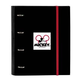 Carpeta de anillas Mickey Mouse Clubhouse Mickey mood Rojo Negro (27 x 32 x 3.5 cm)