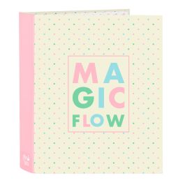 Carpeta de anillas Glow Lab Magic flow Beige A4 (27 x 33 x 6 cm) Precio: 6.95000042. SKU: S4307963