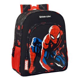 Mochila Escolar Spider-Man Hero Negro 32 X 38 X 12 cm
