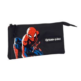 Portatodo Triple Spiderman Hero Negro 22 x 12 x 3 cm Precio: 10.95000027. SKU: S4307820