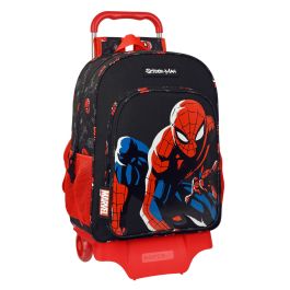Mochila Escolar con Ruedas Spider-Man Hero Negro 33 x 42 x 14 cm Precio: 33.94999971. SKU: S4307812