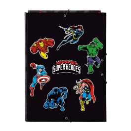 Carpeta Clasificadora The Avengers Super heroes Negro A4