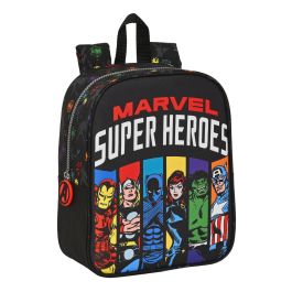 Mochila Infantil The Avengers Super heroes Negro (22 x 27 x 10 cm) Precio: 13.95000046. SKU: S4307837