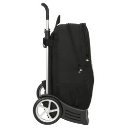 Mochila Escolar con Ruedas Kappa Black Negro 32 x 44 x 16 cm Mochila Escolar con Ruedas Kappa Black Negro 32 x 44 x 16 cm