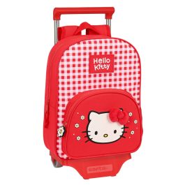 Mochila Escolar con Ruedas Hello Kitty Spring Rojo (26 x 34 x 11 cm) Precio: 23.50000048. SKU: S4307600