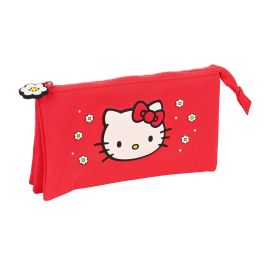 Portatodo Triple Hello Kitty Spring Rojo (22 x 12 x 3 cm) Precio: 10.95000027. SKU: S4307609