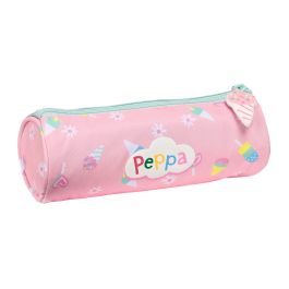 Estuche Escolar Peppa Pig Ice cream Rosa Menta 20 x 7 x 7 cm