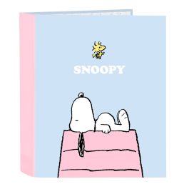 Carpeta de anillas Snoopy Imagine Azul A4 (27 x 33 x 6 cm)