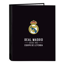 Carpeta de anillas Real Madrid C.F. Corporativa Negro A4 (26.5 x 33 x 4 cm) Precio: 5.94999955. SKU: S4308352