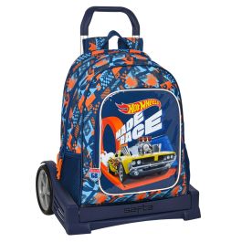 Mochila Escolar con Ruedas Hot Wheels Speed club Naranja Azul marino 32 x 42 x 14 cm Precio: 59.50000034. SKU: S4307777