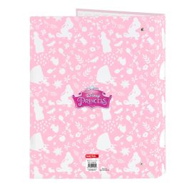 Carpeta de anillas Disney Princess Magical Beige Rosa 26,5 x 33 x 4 cm Carpeta de anillas Disney Princess Magical Beige Rosa 26,5 x 33 x 4 cm