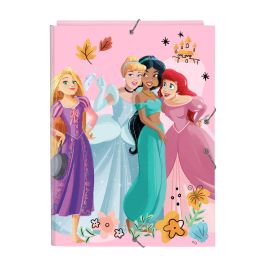 Carpeta Clasificadora Princesses Disney Magical Beige Rosa A4