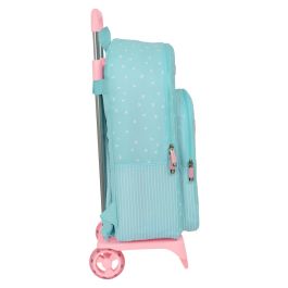 Mochila Safta Mod. 876 Con Carro 905 Reciclada Moos Butterflies 140x300X460 mm