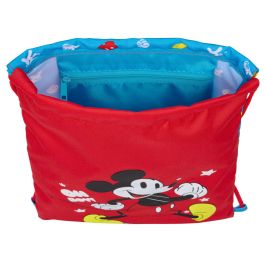 Bolsa Mochila con Cuerdas Mickey Mouse Clubhouse Fantastic Azul Rojo 26 x 34 x 1 cm