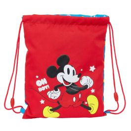 Bolsa Mochila con Cuerdas Mickey Mouse Clubhouse Fantastic Azul Rojo 26 x 34 x 1 cm