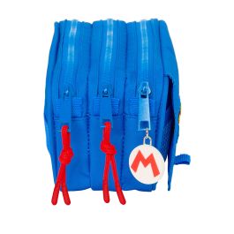Portatodo Doble Super Mario Play Azul Rojo 21,5 x 10 x 8 cm