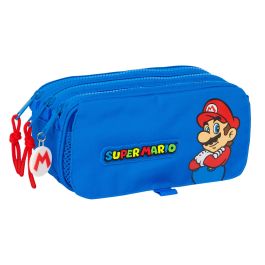 Portatodo Doble Super Mario Play Azul Rojo 21,5 x 10 x 8 cm