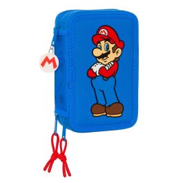 Plumier Triple Super Mario Play Azul Rojo 12.5 x 19.5 x 5.5 cm (36 Piezas) Precio: 28.9500002. SKU: B1H2H5T5SJ
