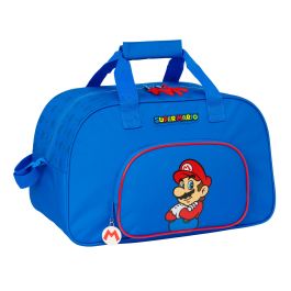 Bolsa de Deporte Super Mario Play Azul Rojo 40 x 24 x 23 cm