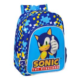 Mochila Escolar Sonic Speed 26 x 34 x 11 cm Azul Precio: 27.95000054. SKU: B1GFCHW8LC