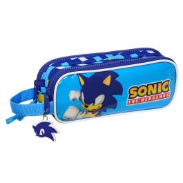 Portatodo Doble Sonic Speed Azul 21 x 8 x 6 cm