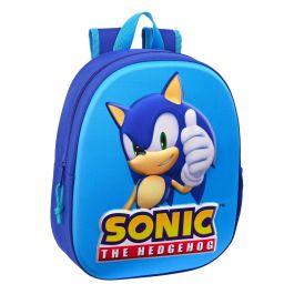 Mochila Escolar 3D Sonic Speed Azul 27 x 33 x 10 cm Precio: 9.9499994. SKU: B1DLP8K2M8