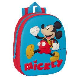 Mochila Escolar Mickey Mouse Clubhouse 3D 27 x 33 x 10 cm Rojo Azul Precio: 13.89000019. SKU: B1BYMSE8Y2