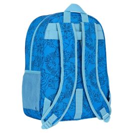 Mochila Escolar Stitch Azul 33 x 42 x 14 cm