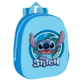 Mochila Escolar 3D Stitch Azul 27 x 33 x 10 cm Precio: 13.95000046. SKU: B13QWBZ9YV