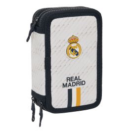 Plumier Triple Real Madrid C.F. Blanco 12.5 x 19.5 x 5.5 cm (36 Piezas) Precio: 30.94999952. SKU: B19CB7P4S8