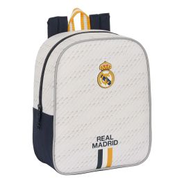 Mochila Escolar Real Madrid C.F. Blanco 22 x 27 x 10 cm Precio: 20.9500005. SKU: B1FQHP9ZFF