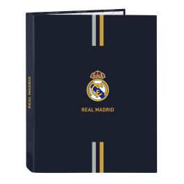 Carpeta de anillas Real Madrid C.F. Azul marino A4 26.5 x 33 x 4 cm