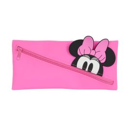 Estuche Escolar Minnie Mouse Rosa 22 x 11 x 1 cm