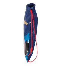 Bolsa Mochila con Cuerdas Spider-Man Neon Azul marino 26 x 34 x 1 cm
