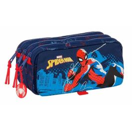 Portatodo Triple Spider-Man Azul 21,5 x 10 x 8 cm