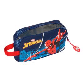 Portameriendas Térmico Spider-Man Neon Azul marino 21.5 x 12 x 6.5 cm