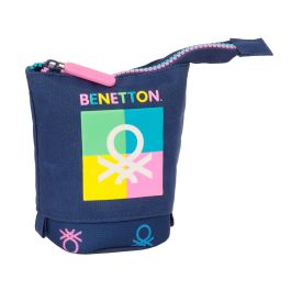 Estuche Cubilete Benetton Cool Azul marino 8 x 19 x 6 cm