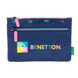 Estuche Escolar Benetton Cool Azul marino 23 x 16 x 3 cm Precio: 13.95000046. SKU: B1AW9K9XBQ
