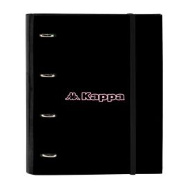 Carpeta de anillas Kappa Silver pink Negro Rosa 27 x 32 x 3.5 cm