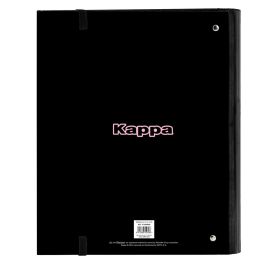 Carpeta de anillas Kappa Silver pink Negro Rosa 27 x 32 x 3.5 cm