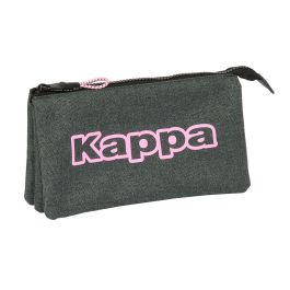 Portatodo Triple Kappa Silver pink Gris 22 x 12 x 3 cm