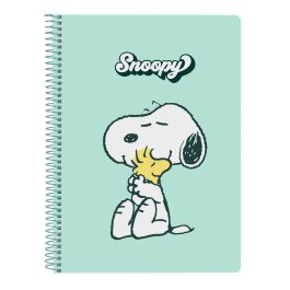 Libreta Snoopy Groovy Verde A5 80 Hojas